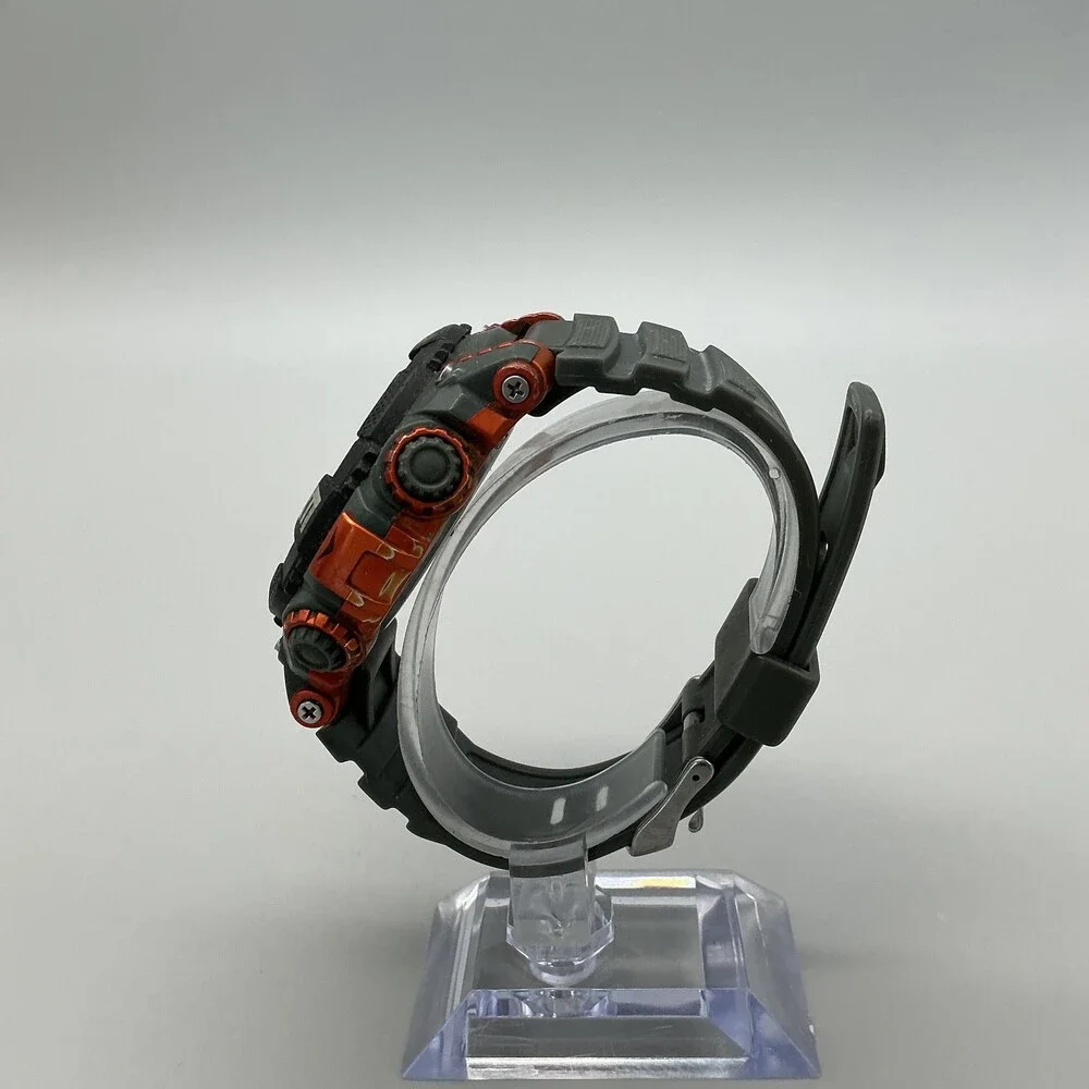 Armitron Pro Sport Mens Watch 54mm Orange Black Digital Chrono Alarm 100M
